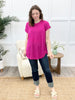 List It Out Top - Fuchsia