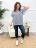 See It Your Way Top - Ivory/Navy