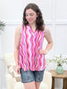 Dear Scarlett Vibrant Waves Lizzy Tank