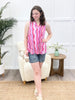 Dear Scarlett Vibrant Waves Lizzy Tank