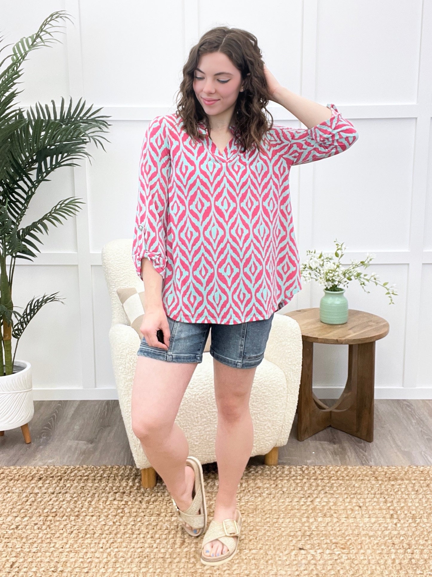Dear Scarlett Bold Mirage Lizzy Top