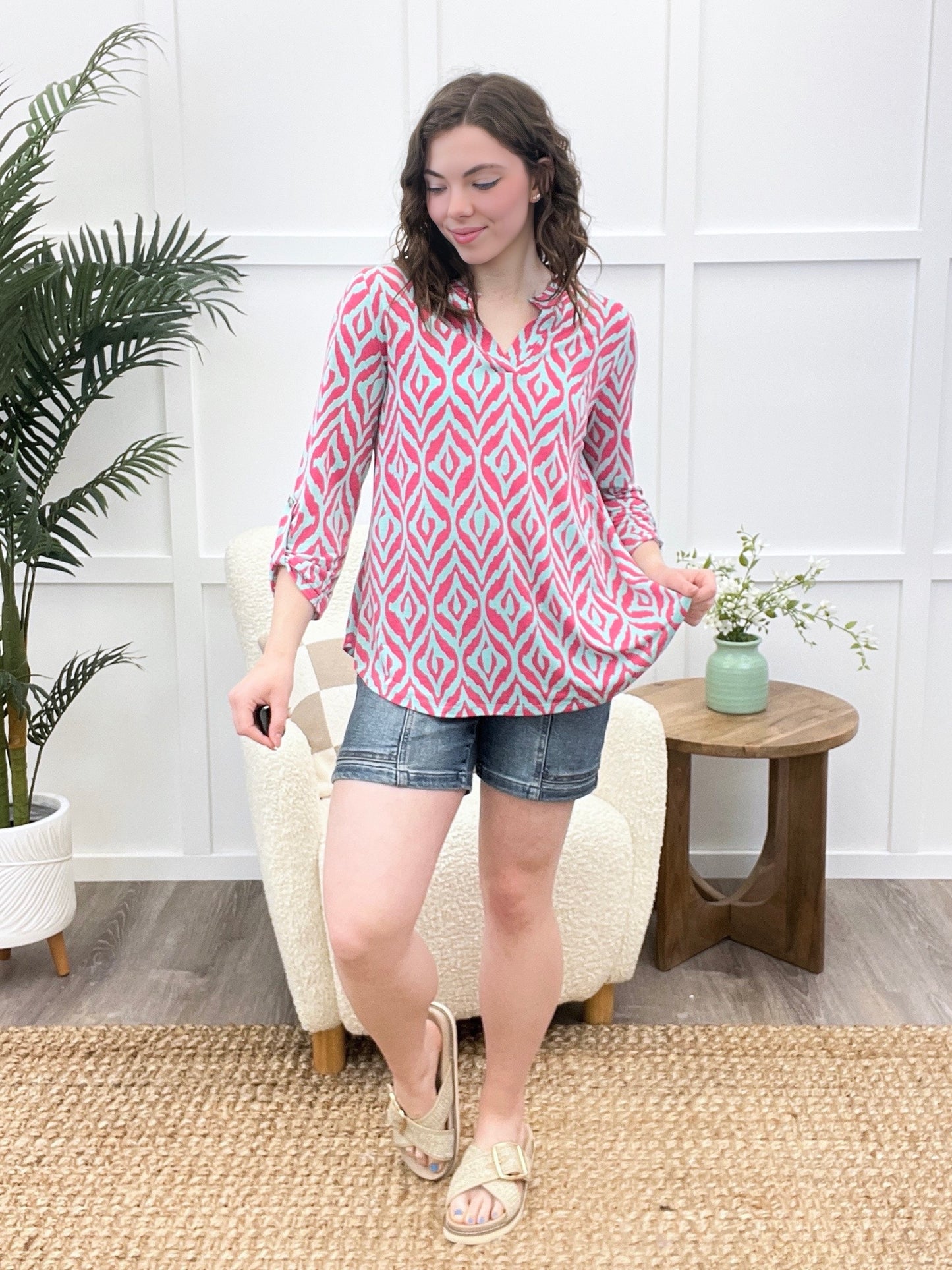 Dear Scarlett Bold Mirage Lizzy Top