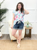 Dear Scarlett Blushing Bloom Short Sleeve Lizzy Top