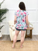 Dear Scarlett Blushing Bloom Short Sleeve Lizzy Top
