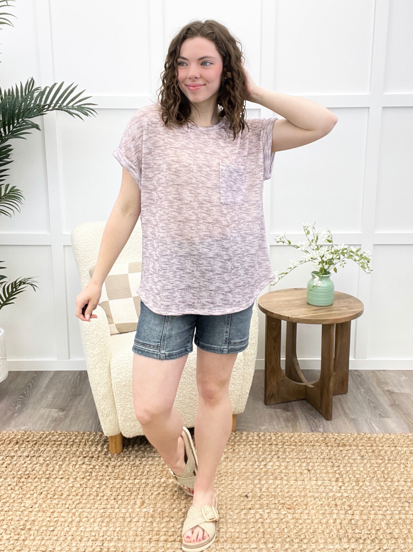 Seabreeze Knit Top - Lavender