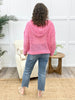 Pink Skies Ahead Open Knit Sweater
