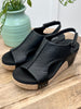 Corkys Black Smooth Carley Wedge