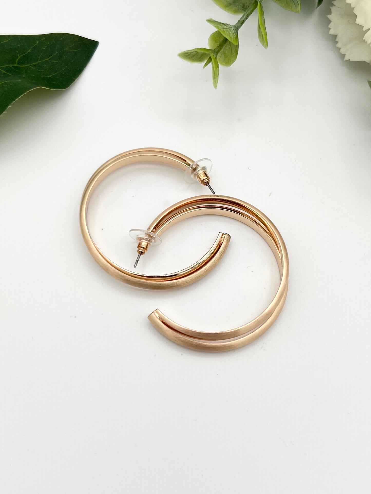 Golden Glow Classic Hoop Earrings