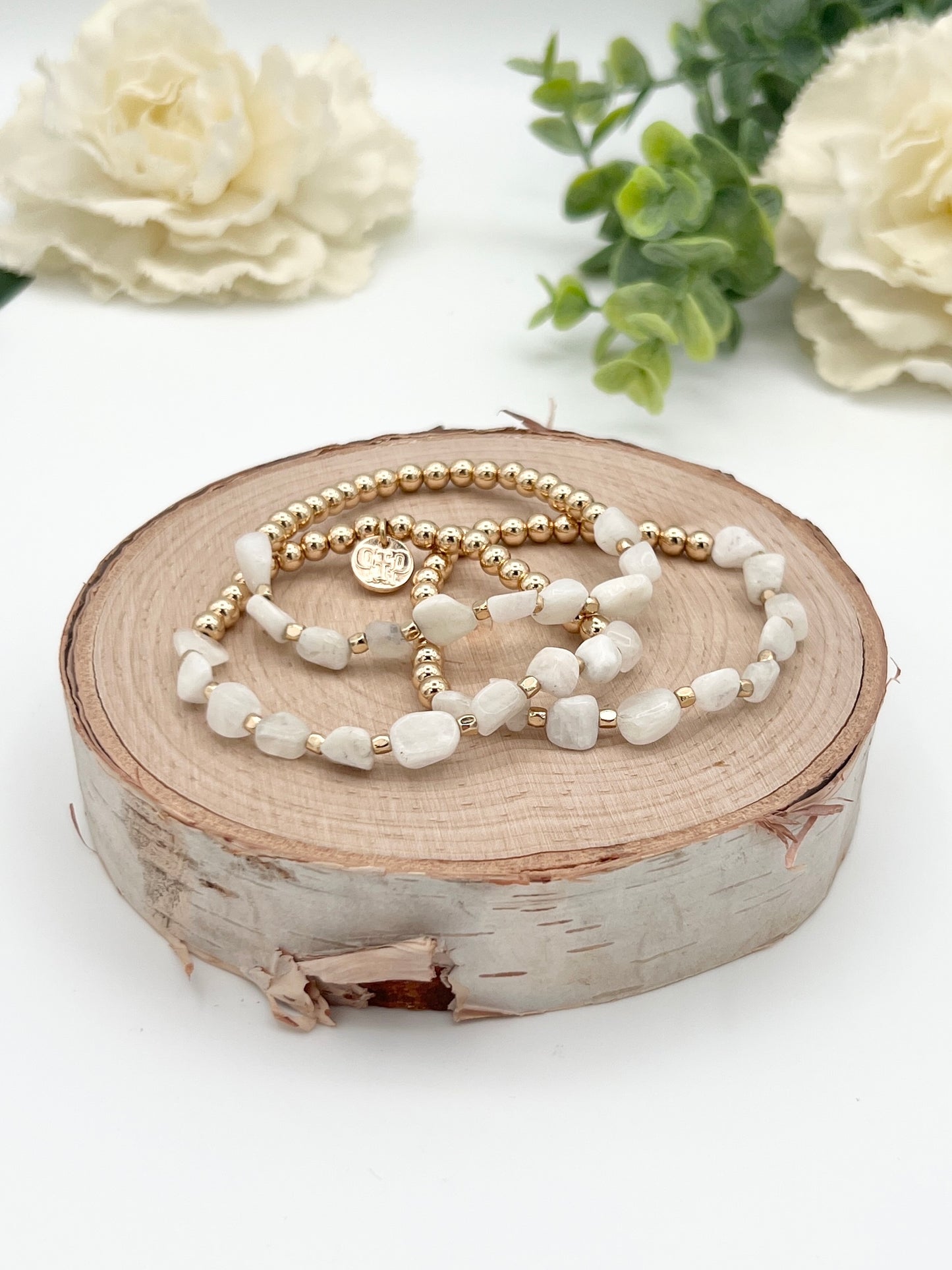Ivory Aura Bracelet Set