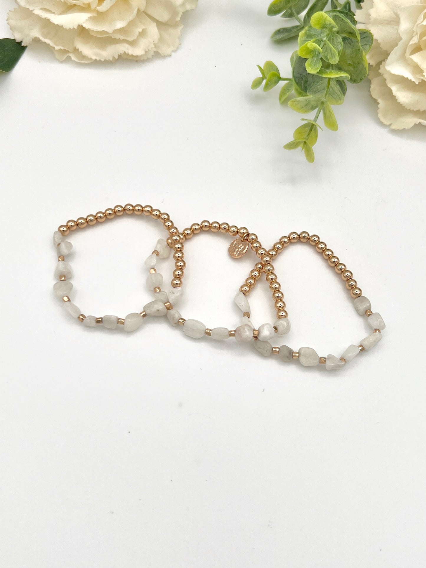 Ivory Aura Bracelet Set