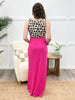 Soft Spoken Dress - Fuchsia