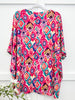 Dear Scarlett Multicolor Geometric Print Essential Top