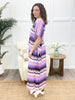 Vibing On You Dress - Lilac Multi