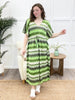 Vibing On You Dress - Sage Multi