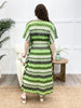 Vibing On You Dress - Sage Multi