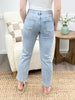 Mary High Rise Crop Straight Jeans