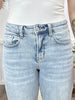 Mary High Rise Crop Straight Jeans