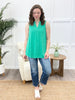 Dear Scarlett Feel This Moment Lizzy Tank Top - Emerald