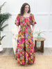 Garden Serenade Maxi Dress - Olive