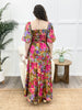 Garden Serenade Maxi Dress - Olive