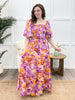 Garden Serenade Maxi Dress - Dahlia
