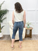 The Melissa High Rise Denim Capris by RFM