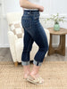 The Skylee High Rise Denim Capris by RFM