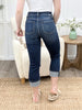 The Skylee High Rise Denim Capris by RFM