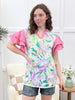 Ruffle Retreat Top - Green