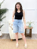 Sally Super High Cuffed Hem Shorts