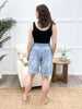Sally Super High Cuffed Hem Shorts