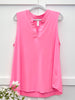 Dear Scarlett Feel This Moment Lizzy Tank Top - Neon Pink