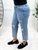 Lacey High Rise Crop Straight Jeans