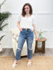 Lacey High Rise Crop Straight Jeans