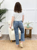 Lacey High Rise Crop Straight Jeans