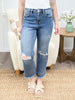 Lacey High Rise Crop Straight Jeans