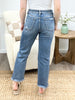 Lacey High Rise Crop Straight Jeans
