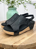 Corkys Volta II Sandals - Black Metallic