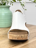 Corkys Carley Wedge - White Smooth