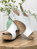 Corkys Volta II Sandals - White Metallic