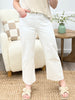 Olivia High Rise Crop Wide Leg Jeans