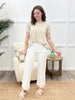 Olivia High Rise Crop Wide Leg Jeans