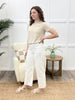 Olivia High Rise Crop Wide Leg Jeans