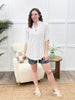 Sunlit Petals Top - Ivory Multi