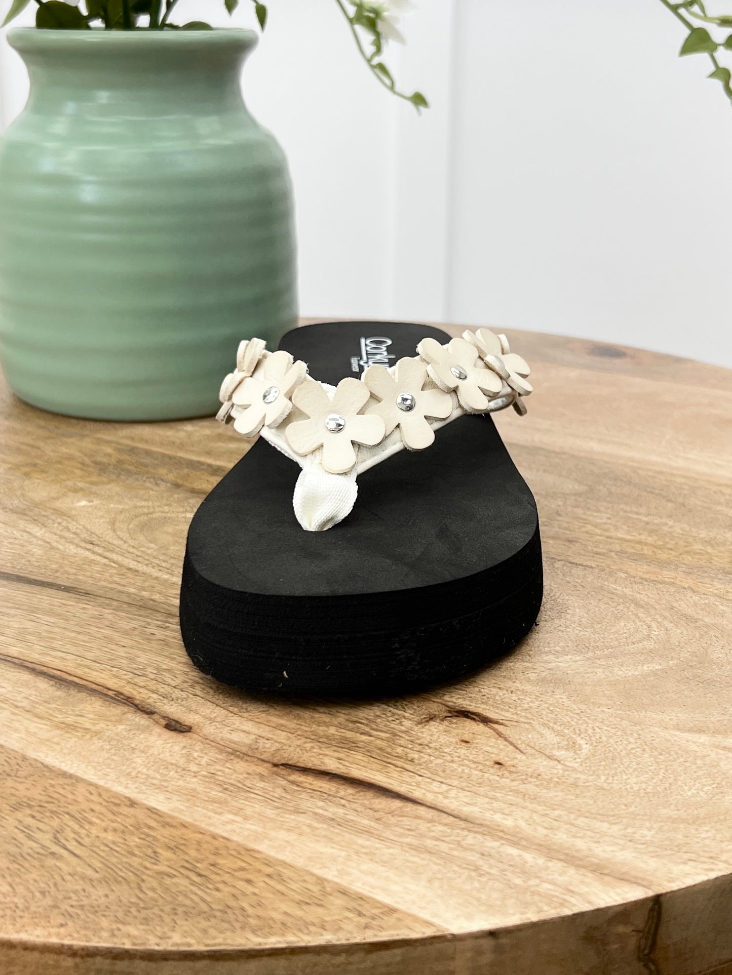 Corkys No Running Sandals - Ivory