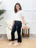 Sarah High Rise Crop Flare Jeans
