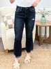 Sarah High Rise Crop Flare Jeans
