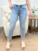 The Reese Mid-Rise Straight Leg Jeans by Mica
