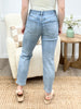 The Reese Mid-Rise Straight Leg Jeans by Mica