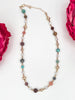 Golden Horizon Beaded Necklace - Multicolor